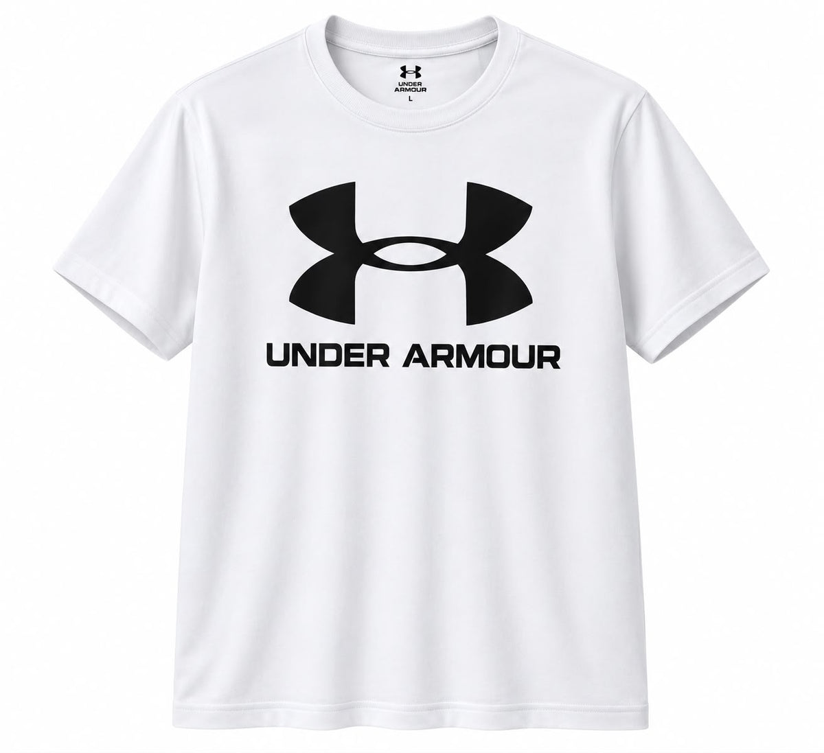 Camiseta UNDER ARMOUR blanca con logo