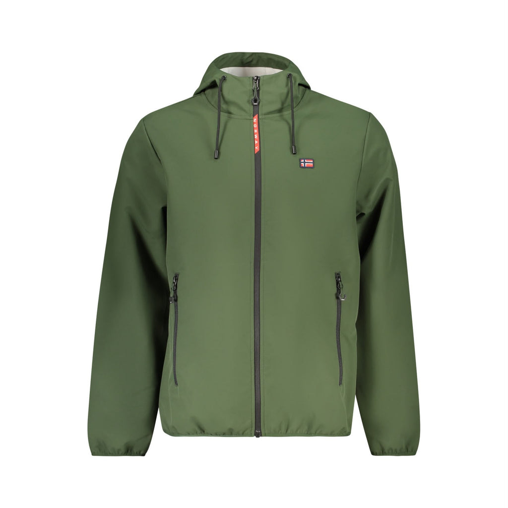 NORWAY - Chaqueta verde con capucha