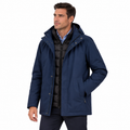 RETRO – Chaqueta premium azul marino