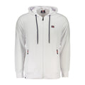 NORWAY – Sudadera blanca con capucha y cremallera