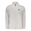 NORWAY – Sudadera blanca con cuello alto y cremallera