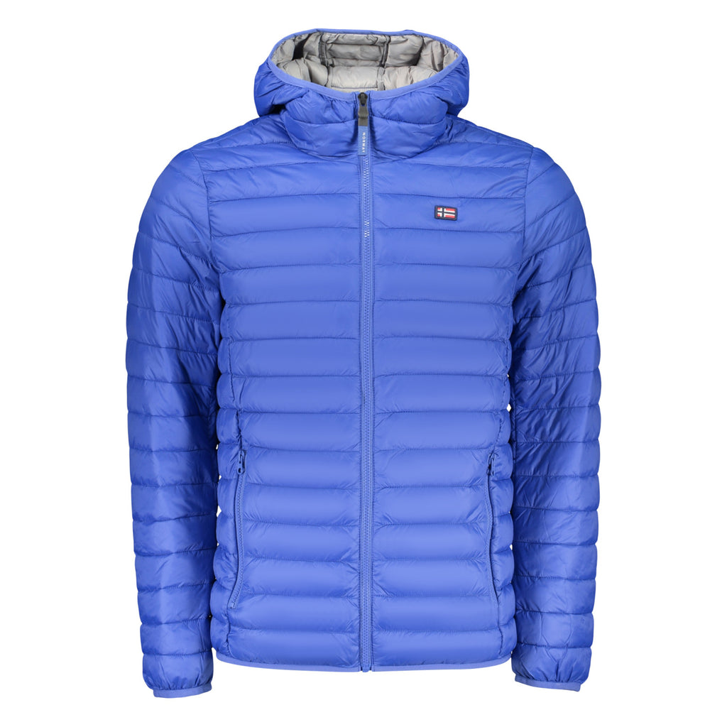 NORWAY – Chaqueta acolchada azul con capucha