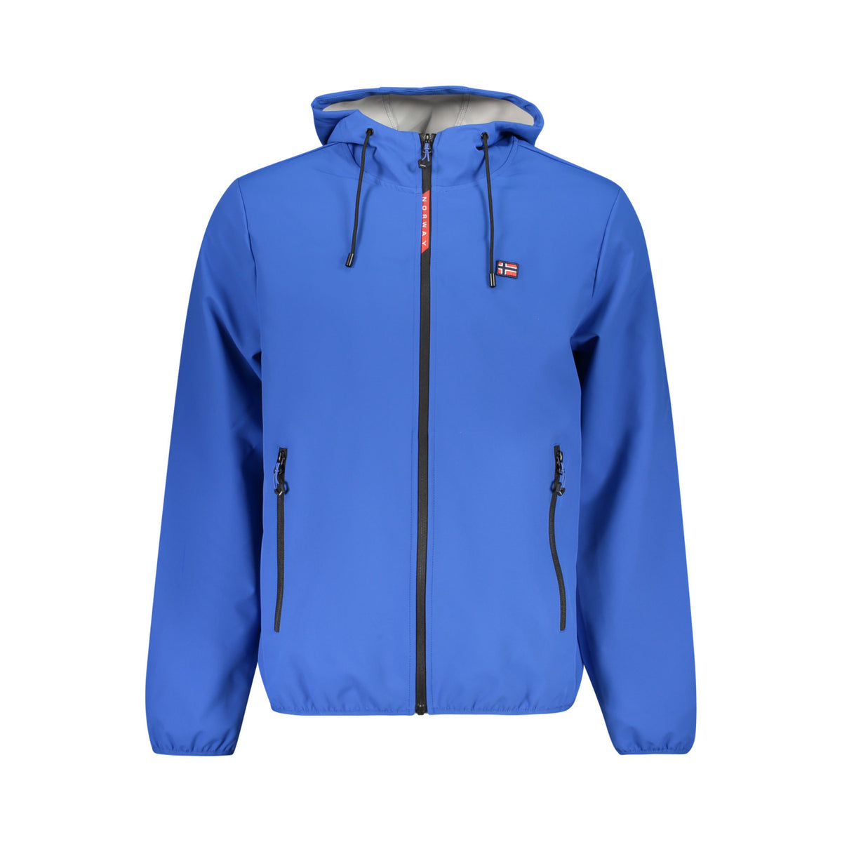 NORWAY – Chaqueta azul con capucha y cremallera
