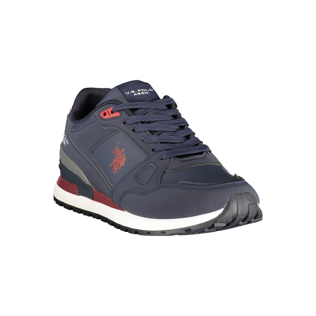 U.S. POLO ASSN. – Zapatillas azul marino con detalles rojos
