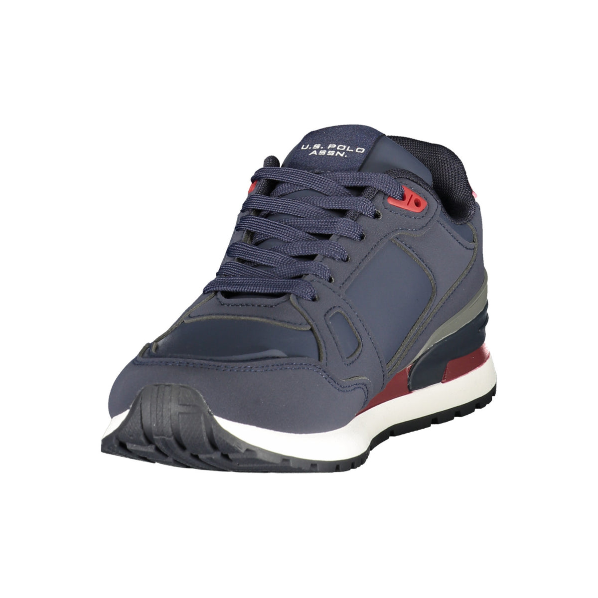U.S. POLO ASSN. – Zapatillas azul marino con detalles rojos