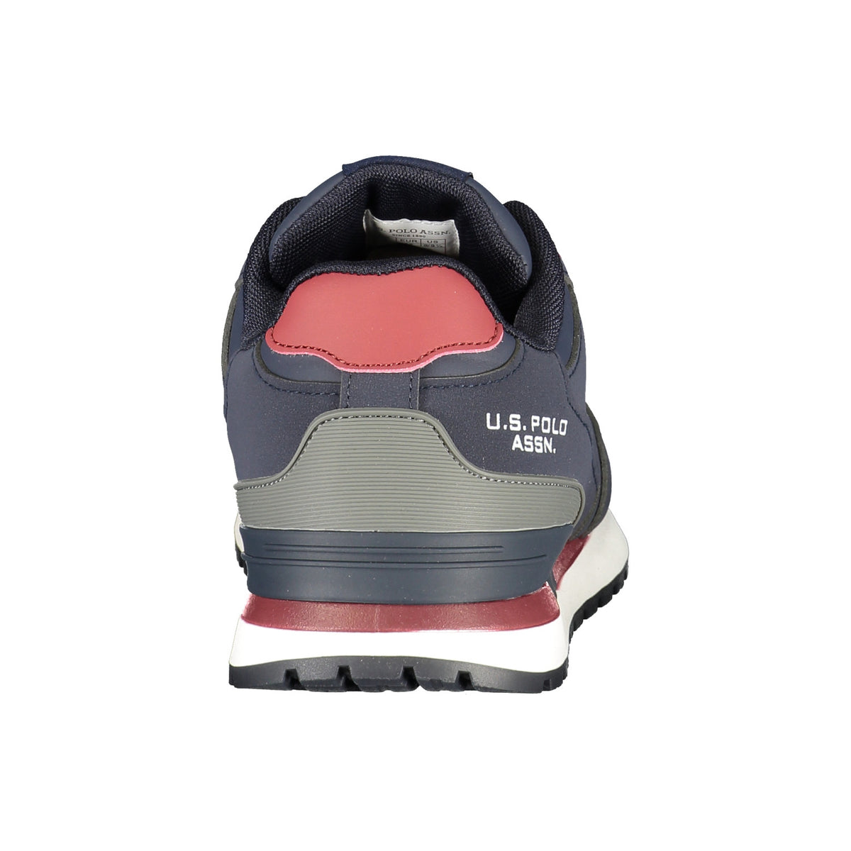 U.S. POLO ASSN. – Zapatillas azul marino con detalles rojos