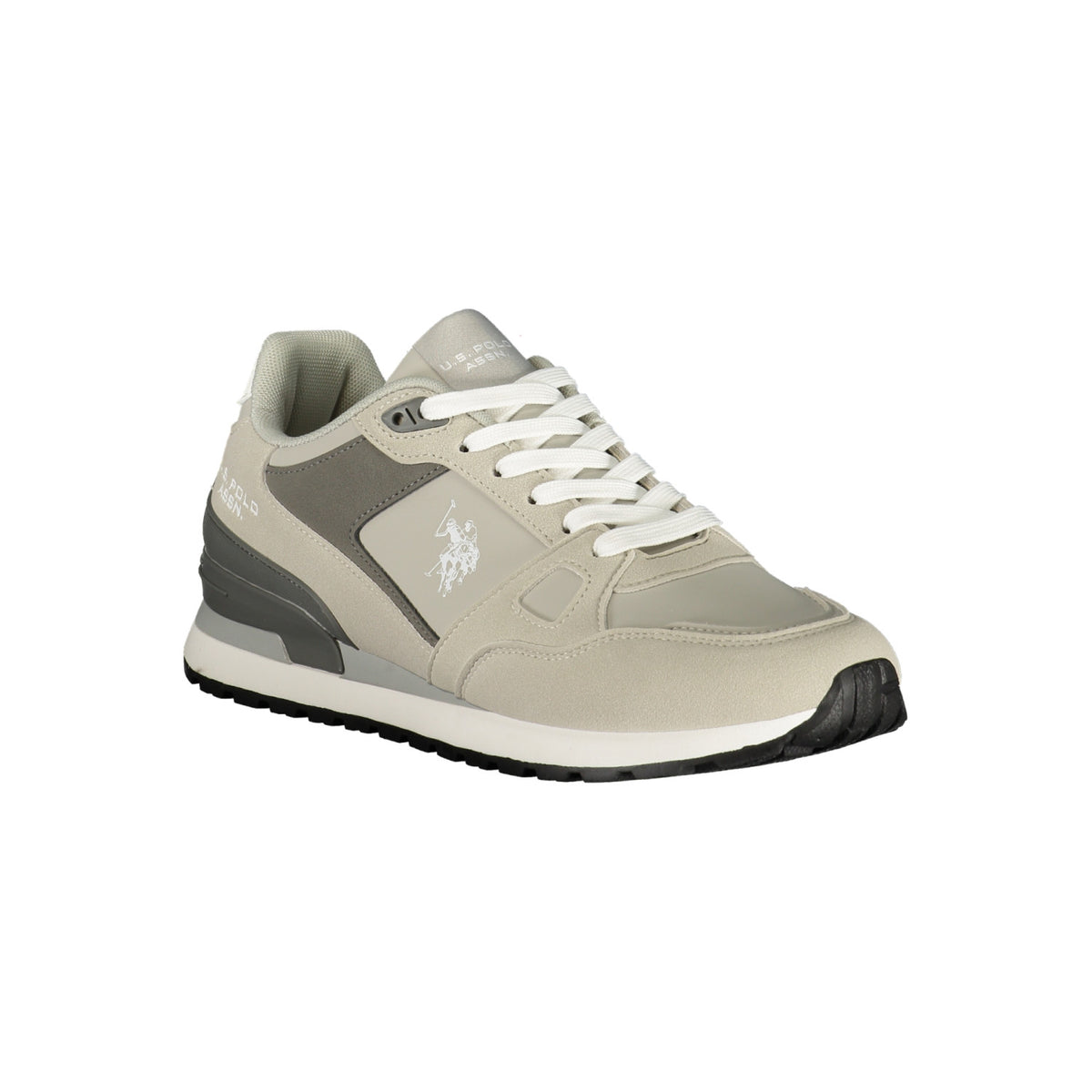 U.S. POLO ASSN. – Zapatillas beige con detalles grises