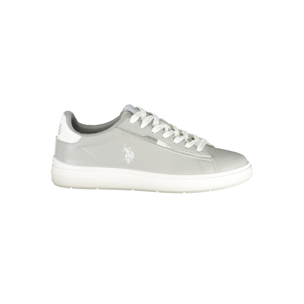 U.S. POLO ASSN. – Zapatillas grises con detalles blancos