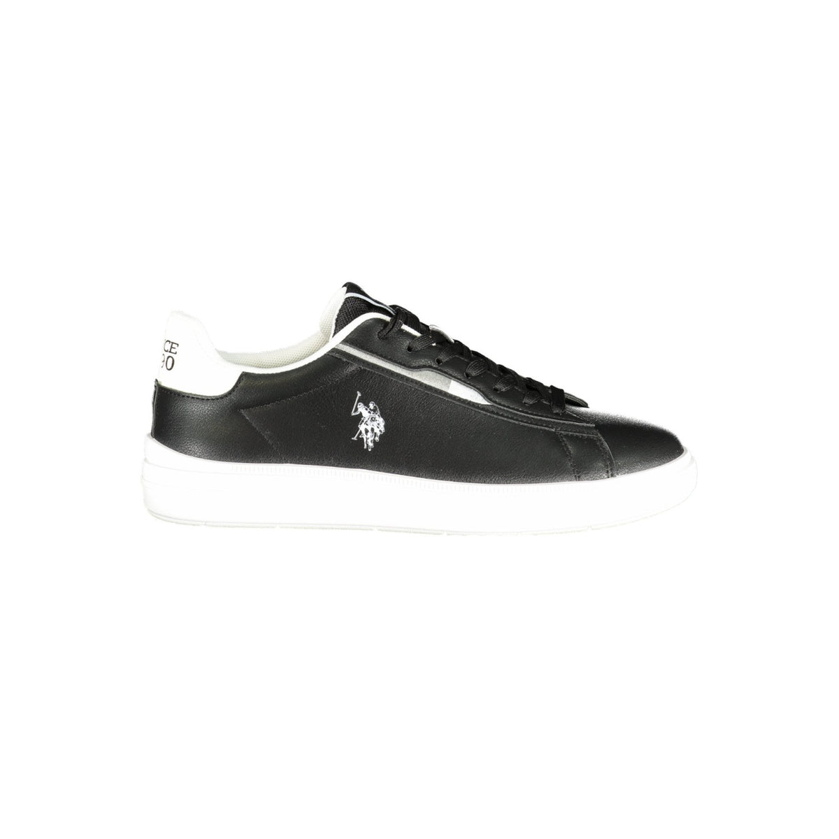 U.S. POLO ASSN. – Zapatillas negras con detalles blancos