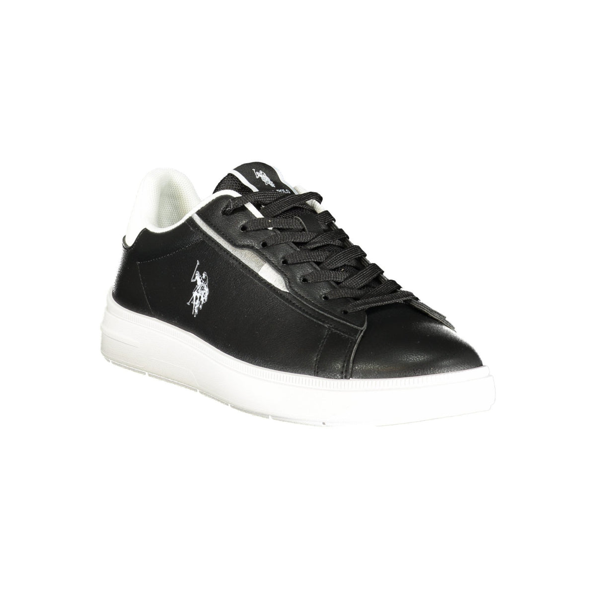 U.S. POLO ASSN. – Zapatillas negras con detalles blancos