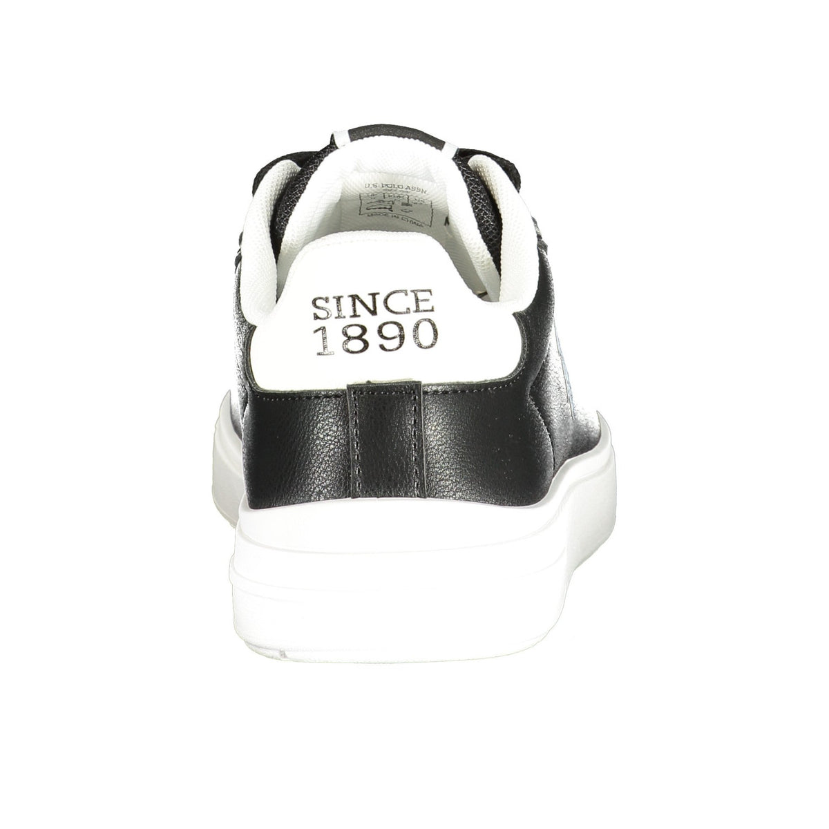 U.S. POLO ASSN. – Zapatillas negras con detalles blancos