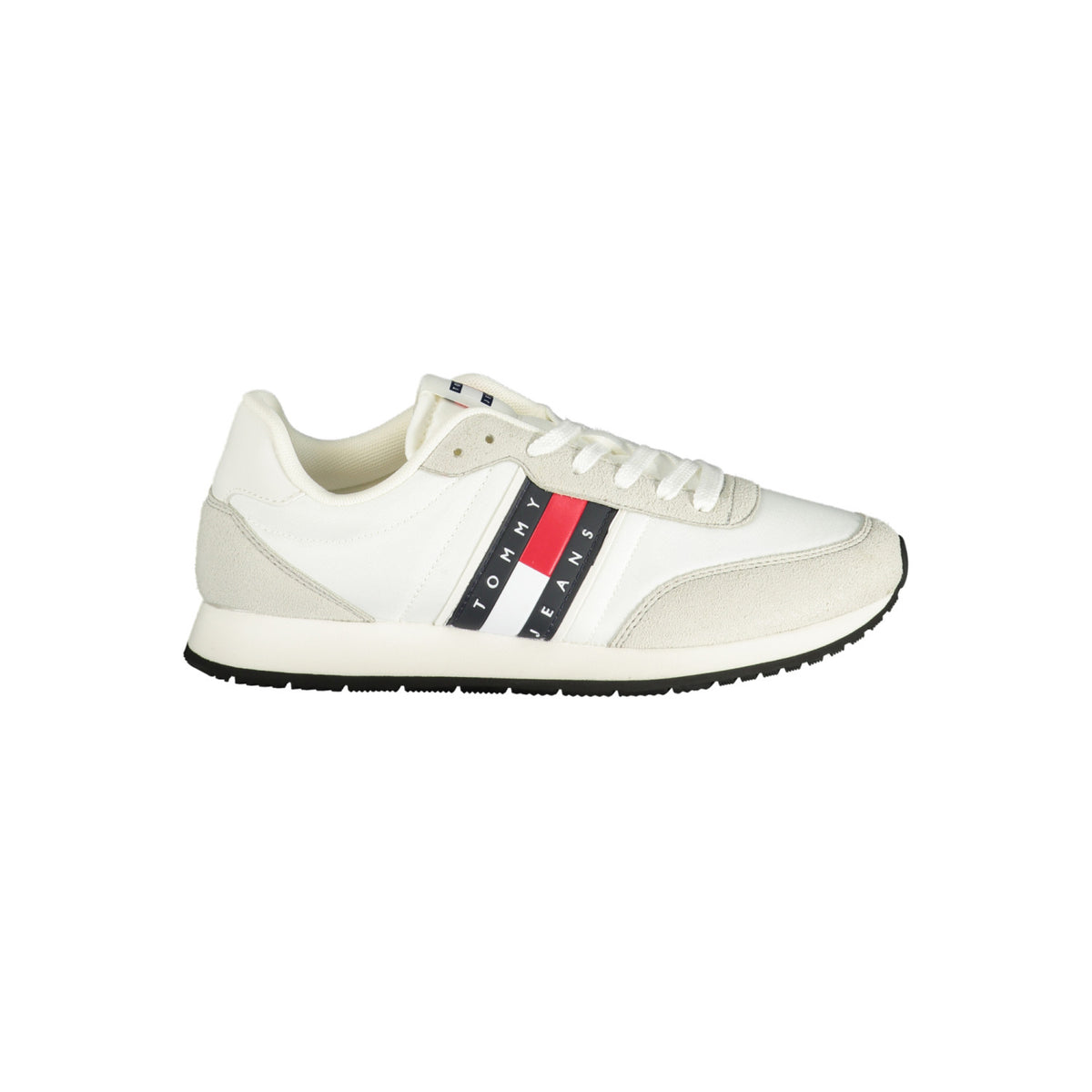 TOMMY HILFIGER – Zapatillas blancas con franja tricolor
