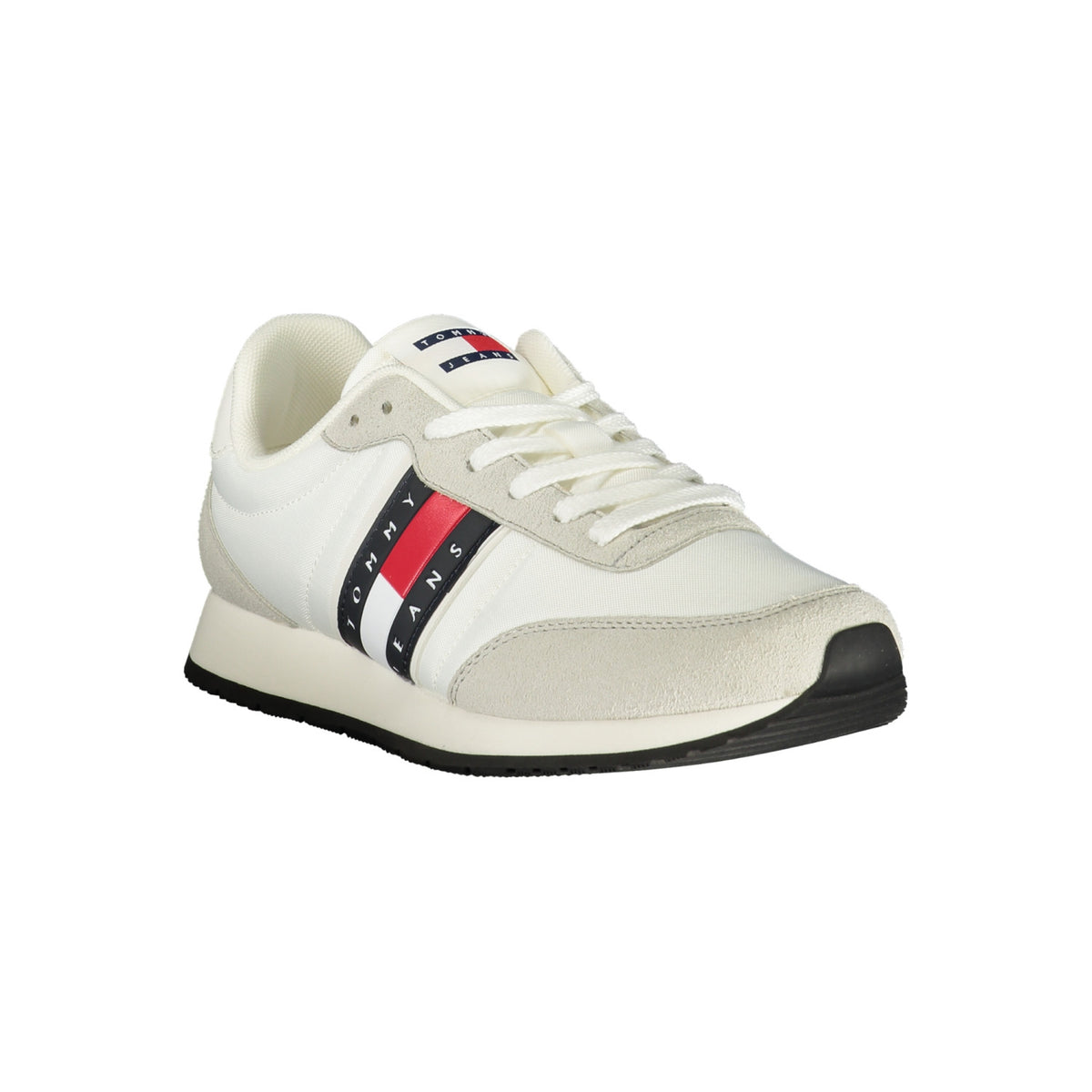 TOMMY HILFIGER – Zapatillas blancas con franja tricolor