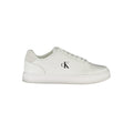 CALVIN KLEIN – Zapatillas blancas con logotipo negro