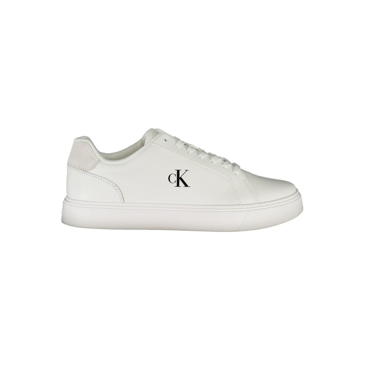 CALVIN KLEIN – Zapatillas blancas con logotipo negro