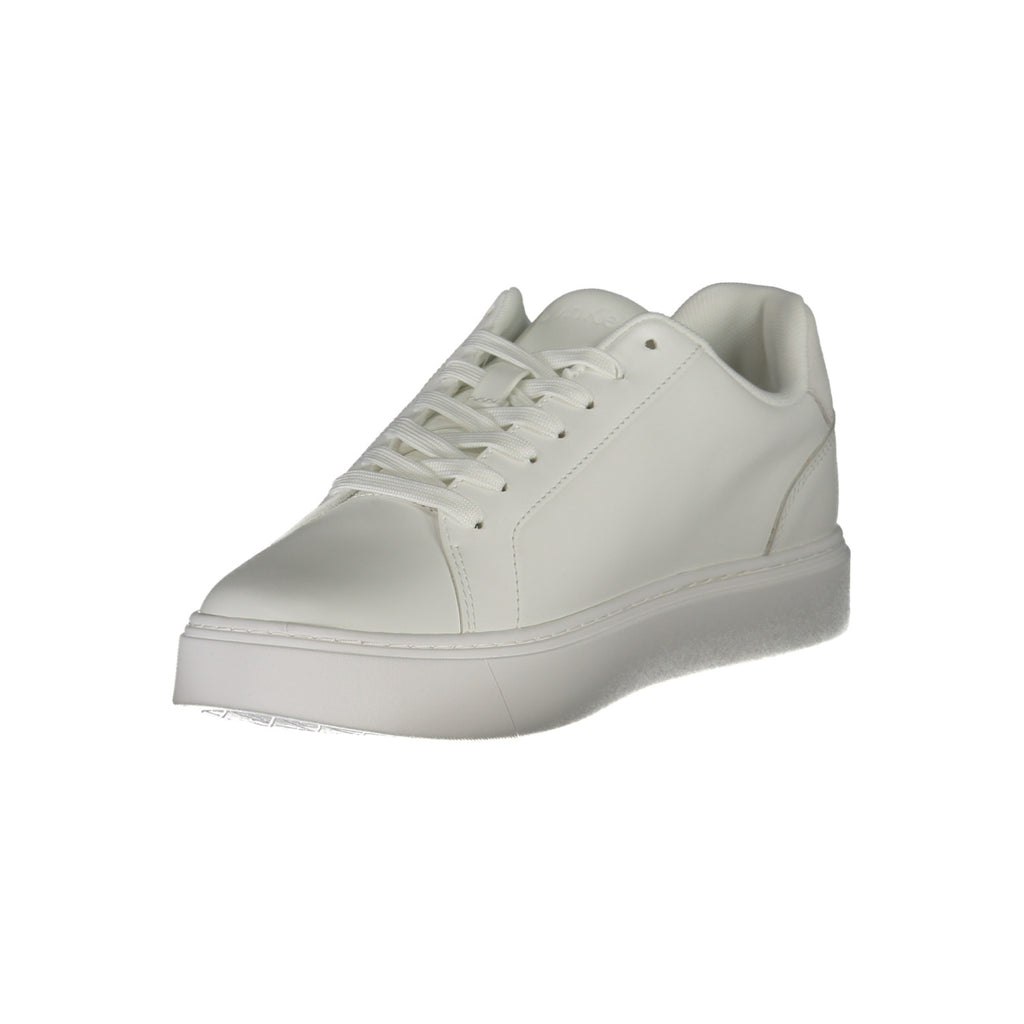 CALVIN KLEIN – Zapatillas blancas con logotipo negro
